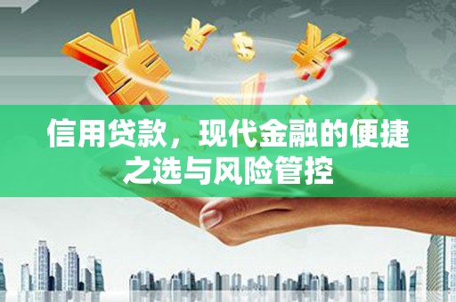白碱滩信用贷款，现代金融的便捷之选与风险管控