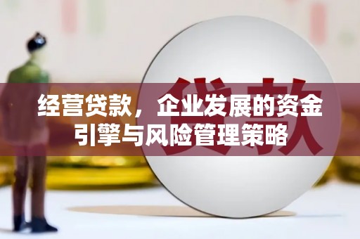 白碱滩经营贷款，企业发展的资金引擎与风险管理策略