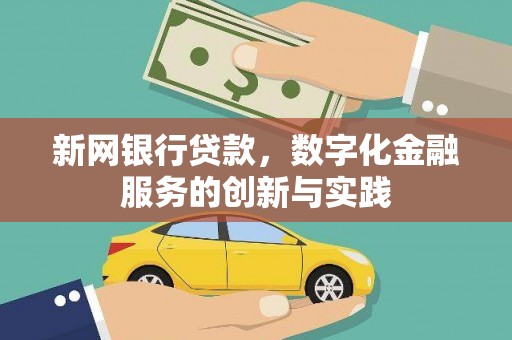 白碱滩新网银行贷款，数字化金融服务的创新与实践