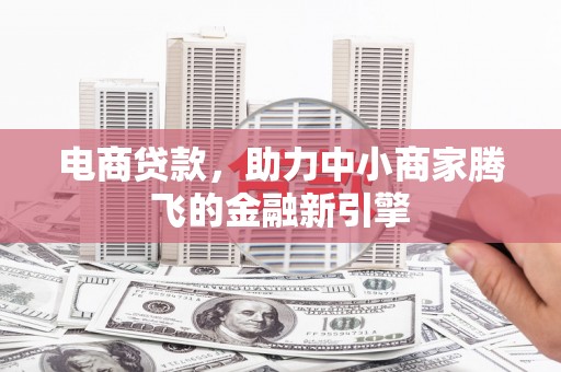 白碱滩电商贷款，助力中小商家腾飞的金融新引擎