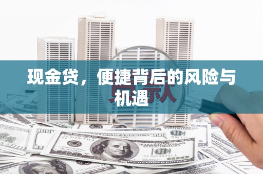 白碱滩现金贷，便捷背后的风险与机遇