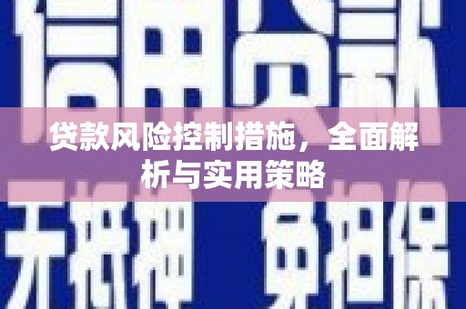 白碱滩贷款风险控制措施，全面解析与实用策略