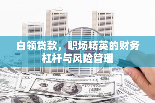 白碱滩白领贷款，职场精英的财务杠杆与风险管理