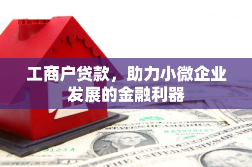 白碱滩工商户贷款，助力小微企业发展的金融利器