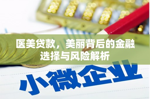 白碱滩医美贷款，美丽背后的金融选择与风险解析