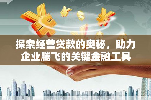 白碱滩探索经营贷款的奥秘，助力企业腾飞的关键金融工具