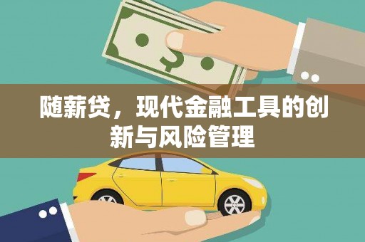 白碱滩随薪贷，现代金融工具的创新与风险管理
