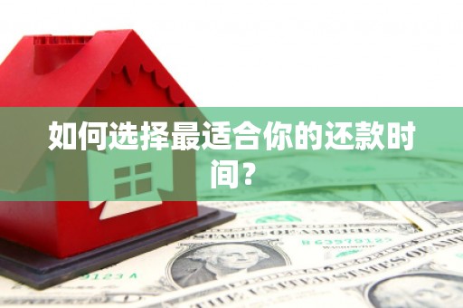 白碱滩如何选择最适合你的还款时间？