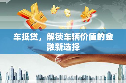 白碱滩车抵贷，解锁车辆价值的金融新选择