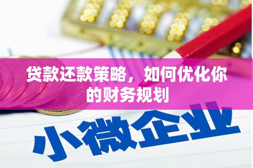白碱滩贷款还款策略，如何优化你的财务规划