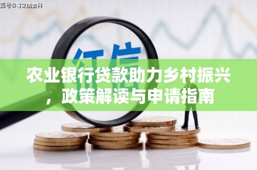 白碱滩农业银行贷款助力乡村振兴，政策解读与申请指南