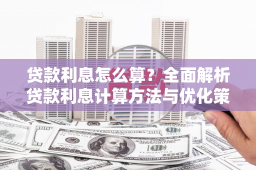 白碱滩贷款利息怎么算？全面解析贷款利息计算方法与优化策略