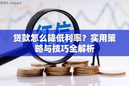 白碱滩贷款怎么降低利率？实用策略与技巧全解析